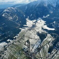 Flugwegposition um 13:55:32: Aufgenommen in der Nähe von Gemeinde Puchberg am Schneeberg, Österreich in 1704 Meter